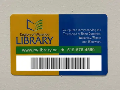 Region of Waterloo Library Card