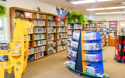 Interior of Library branch