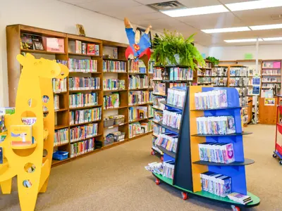 Interior of Library branch