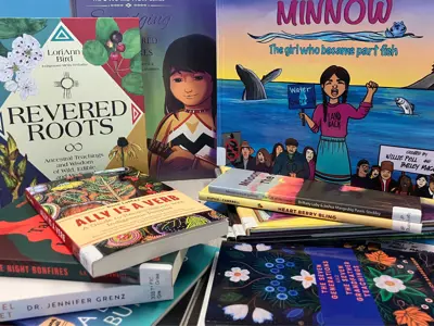 Collection of Indigenous childrens books