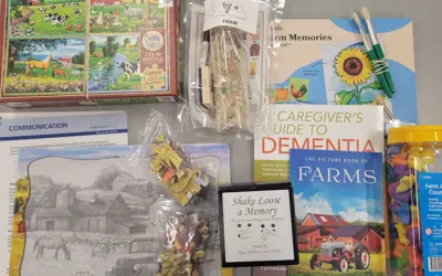 Farm animals themed cognitive care kit